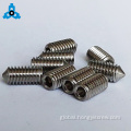 Stainless Steel Set Screw DIN914Hex Socket Stainless Steel Set Screw Cone Point Manufactory